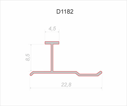 Decaro Соединительный профиль Wallpanels D1182