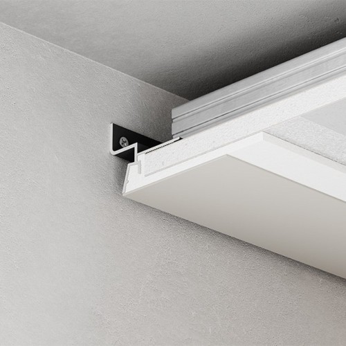 Профиль теневой алюминиевый Modern Decor RAL 9005 Черный муар 13-36-70 2000×33,7×38