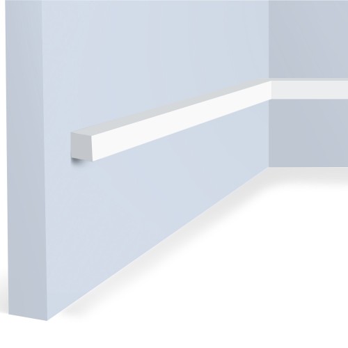 Молдинг из полистирола под покраску Hiwood D15V1 2000×15×15