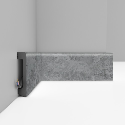Плинтус Decomaster Бетон D235-1629 2400×80×17