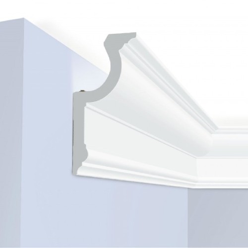 Потолочный плинтус под покраску Hiwood A155 2000×67×140