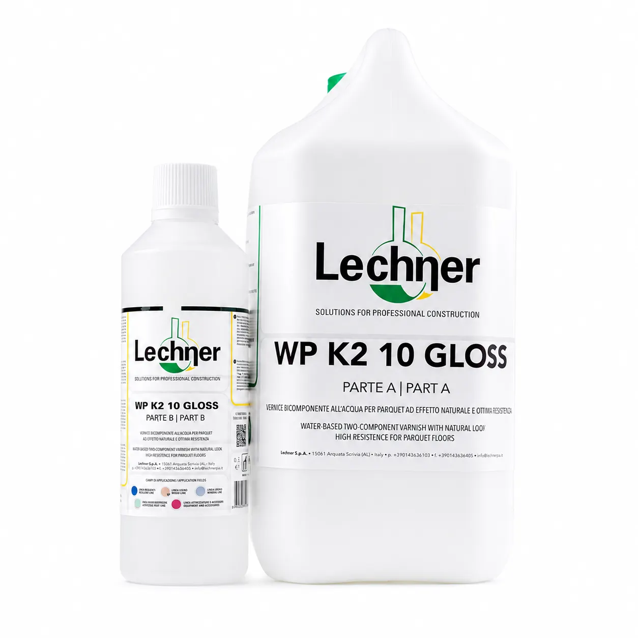 Lechner WP 2К воднодисперсионный полиуретано-акриловый  лак 5,5л