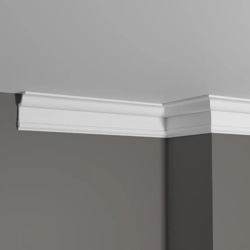 Потолочный плинтус под покраску Decor-Dizayn DD501 2000×31×59
