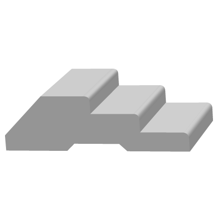 Молдинг Ultrawood U 004 (2200 х 75 х 22)