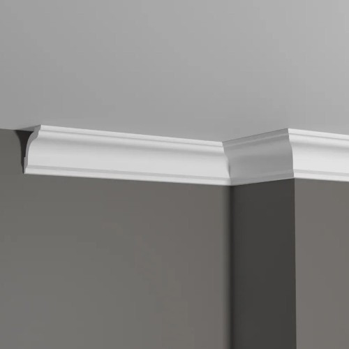 Потолочный плинтус под покраску Decor-Dizayn DD42 2000×50×50