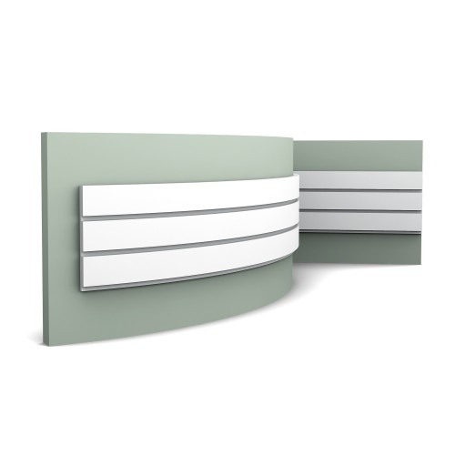 Стеновая панель под покраску Orac Decor Bar W116F гибкая 2000×250×20