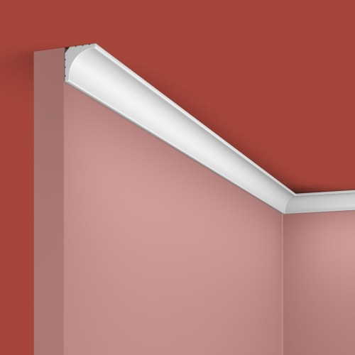 Потолочный плинтус под покраску Cosca Decor KX021 2000×20×20