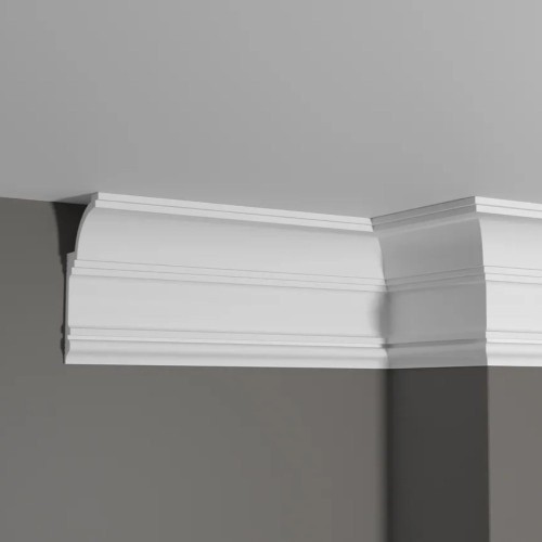 Потолочный плинтус под покраску Decor-Dizayn Грани DD517 2000×60×120