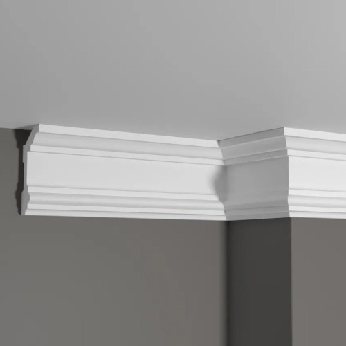 Потолочный плинтус под покраску Decor-Dizayn DD503 2000×50×100