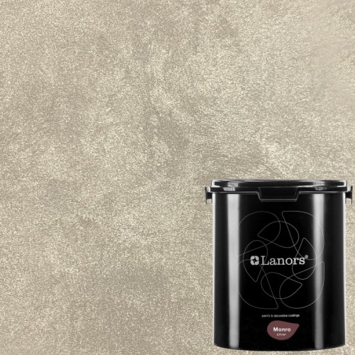 Штукатурка декоративная Lanors Monro Silver MS_077 3 кг