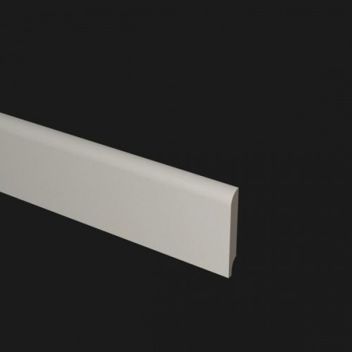 Плинтус Evrowood МДФ Белый  PN 050  2000×80×12