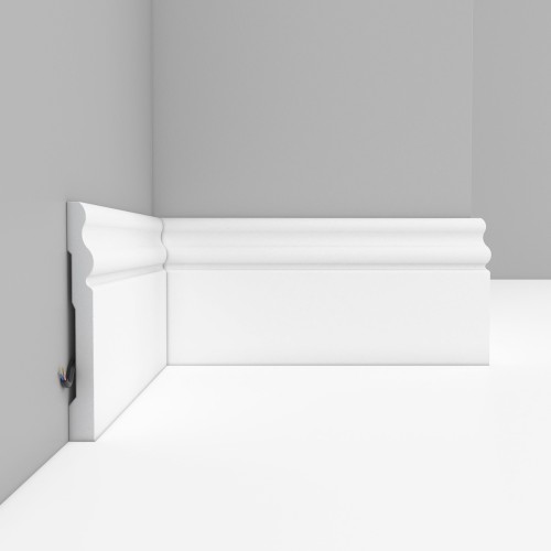 Плинтус под покраску Decomaster Артпрофиль A015 2000×96×13