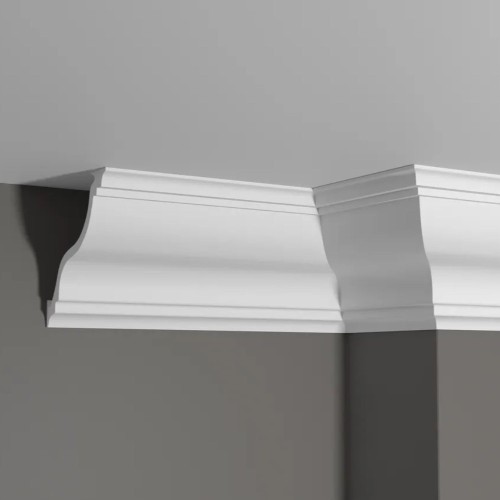 Потолочный плинтус под покраску Decor-Dizayn DD504 2000×115×115