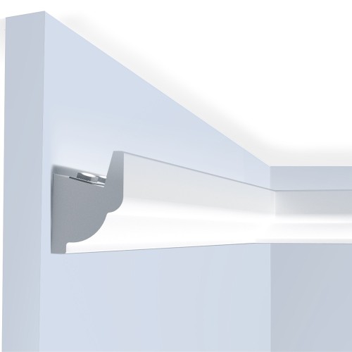 Молдинг из полистирола под покраску Hiwood LB32 с подсветкой 2000×32,5×24