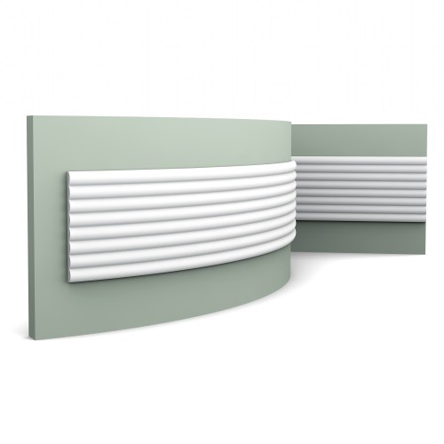 Стеновая панель под покраску Orac Decor Modern Hill W110F гибкая 2000×250×16