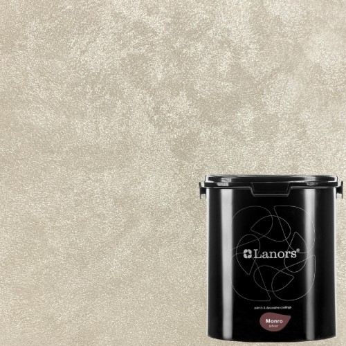 Штукатурка декоративная Lanors Monro Silver MS_001 3 кг