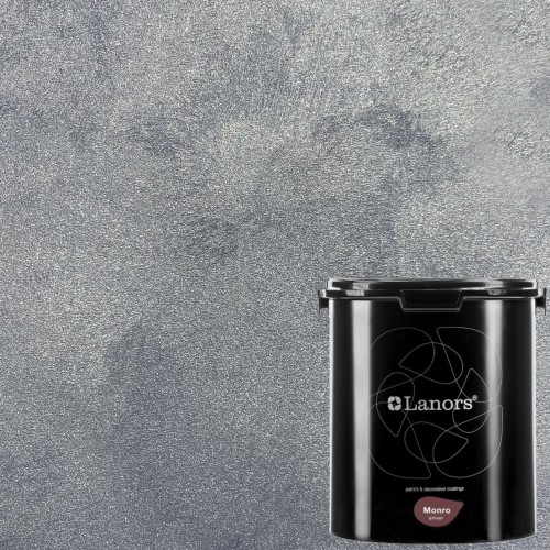 Штукатурка декоративная Lanors Monro Silver MS_059 3 кг