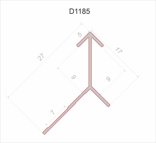 Decaro Угловой профиль Wallpanels D1185