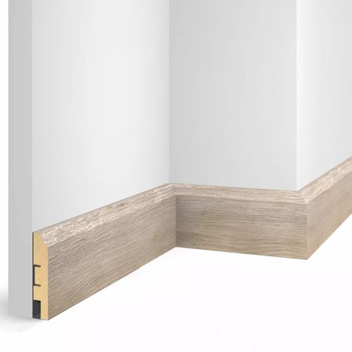 Плинтус МДФ Cosca Decor Экошпон WP07 Дуб Медный 2400×80×16