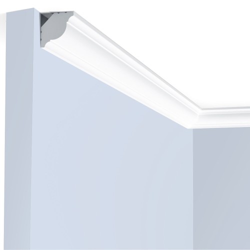 Потолочный плинтус под покраску Hiwood CI20V1 2000×20×20