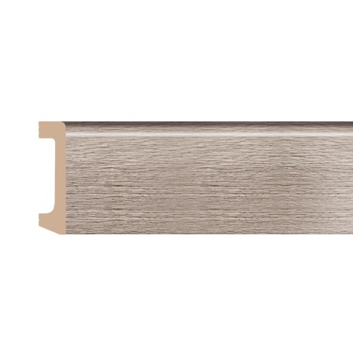 Плинтус Decomaster Дуб капучино D235-77 2400×80×17