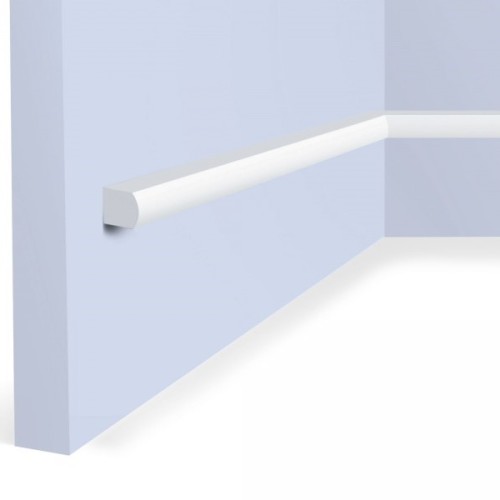 Молдинг из полистирола под покраску Hiwood D15V2 NP 2700×15×15