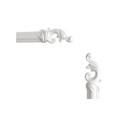 Угловой элемент к молдингу под покраску Decor-Dizayn H1-DD35 LR 102×46×16