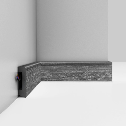 Плинтус Decomaster Дуб титан D234-87 2400×58×16