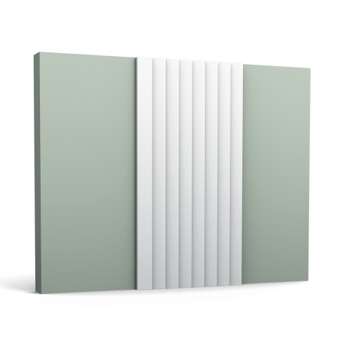 Стеновая панель под покраску Orac Decor WX204-2600 Ripple 2600×250×16