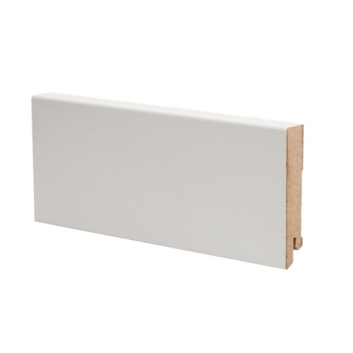 Плинтус МДФ ламинированный Ликорн K-06 светло-серый 2050×80×16