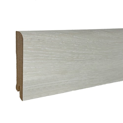 Плинтус МДФ ламинированный DeArtio Дуб беленый B302-02 2050×80×16