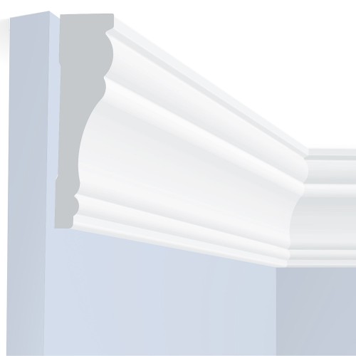 Потолочный плинтус под покраску Hiwood T1090 2000×25×90