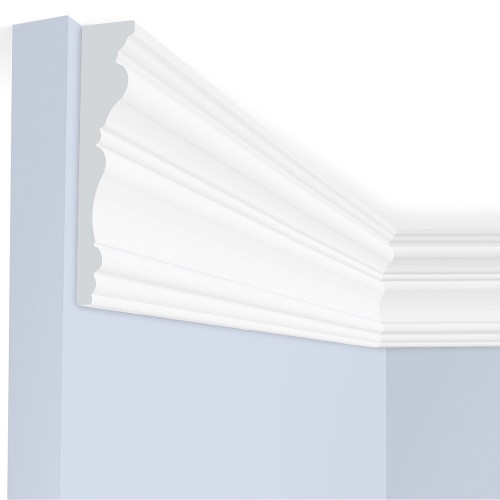 Потолочный плинтус под покраску Hiwood L1502 2000×36×180