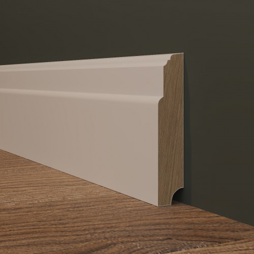Плинтус Evrowood МДФ Белый PN 110 2000×110×22