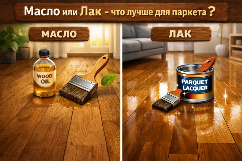 Масло или лак: выбор финишного покрытия