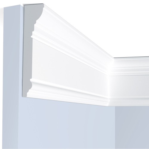 Потолочный плинтус под покраску Hiwood M1702 2000×18×70