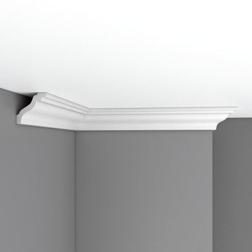 Потолочный плинтус под покраску Decomaster 96105 2400×60×60