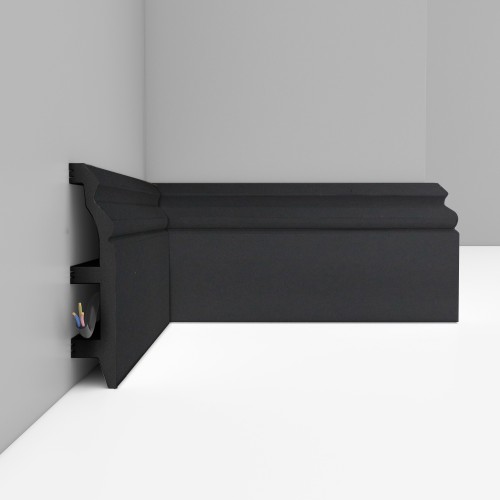 Плинтус Decomaster Антрацит D232-112 2400×100×22