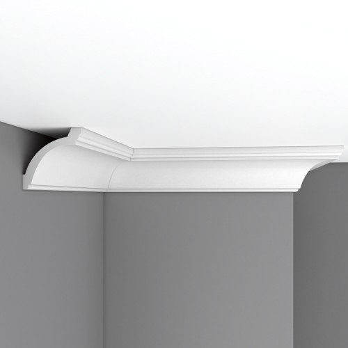 Потолочный плинтус под покраску Decomaster 96020 2400×85×85