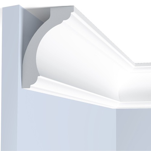 Потолочный плинтус под покраску Hiwood AL75 2000×50×76