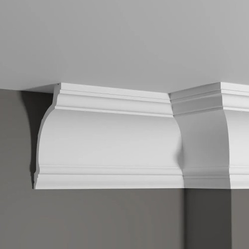 Потолочный плинтус под покраску Decor-Dizayn Estet DD521 2000×103×155