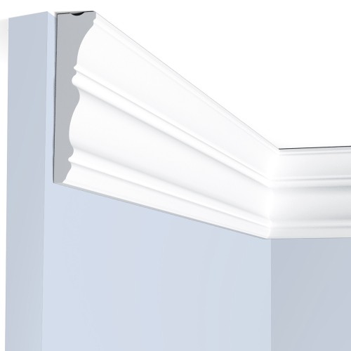 Потолочный плинтус под покраску Hiwood M1707 2000×17×70