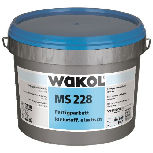 Клей для паркета WAKOL MS 228 силановый 18 кг