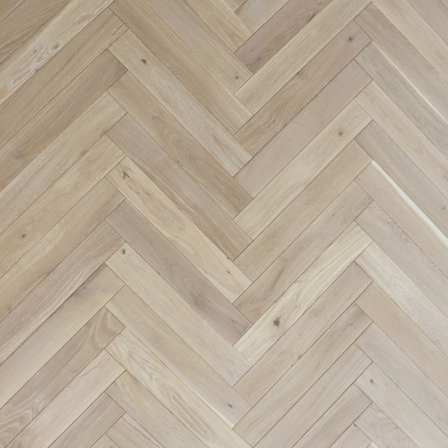 Инженерная доска Polarwood Herringbone Дуб Arctic венгерская елка 600×100×14