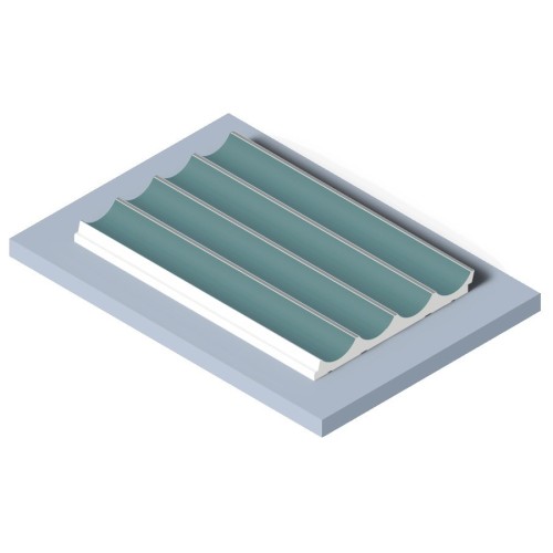 Стеновая панель из полистирола Hiwood LV139 BU27 2700×120×12