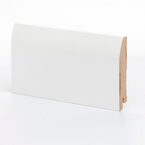 Плинтус МДФ ламинированный Ликорн K-20 белый 2050×100×16