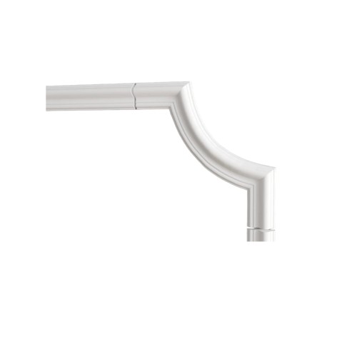 Угловой элемент к молдингу под покраску Decor-Dizayn C1-DD301 215×215×16
