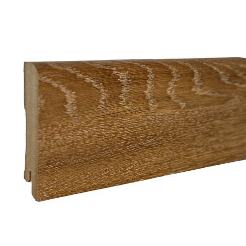 Плинтус МДФ ламинированный DeArtio Дуб коричневый B302-17 2050×80×16