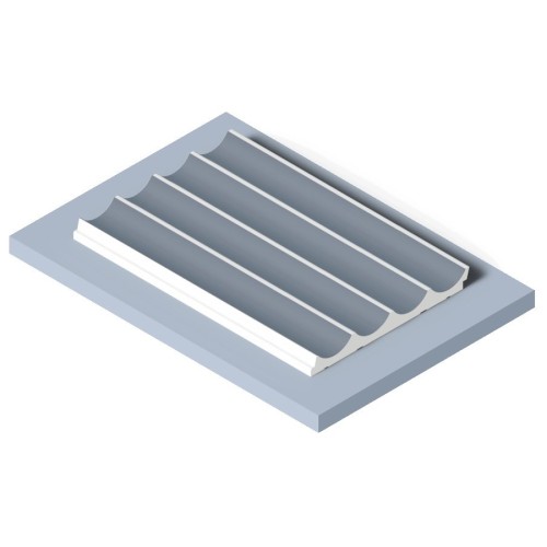 Стеновая панель из полистирола Hiwood LV139 BU29 2700×120×12