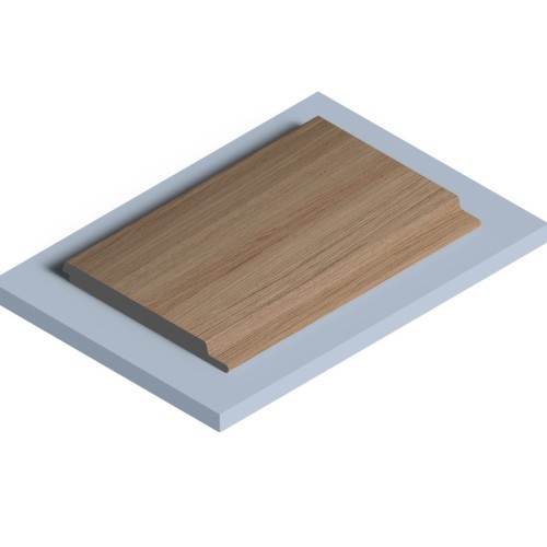 Стеновая панель из полистирола Hiwood LV127 BR417 2700×120×12